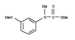 (9ci)-(3-甲氧基苯基)甲基-氨基甲酸甲酯结构式_784157-08-0结构式