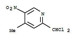 (9CI)-2-(二氯甲基)-4-甲基-5-硝基-吡啶结构式_784173-76-8结构式