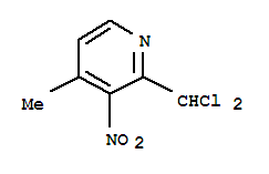 (9CI)-2-(二氯甲基)-4-甲基-3-硝基-吡啶结构式_784173-86-0结构式