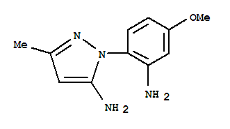 1H-pyrazol-5-amine,1-(2-amino-4-methoxyphenyl)-3-methyl-(9ci) Structure,785003-65-8Structure