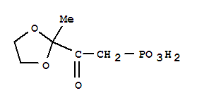 (9ci)-[2-(2-甲基-1,3-二氧杂烷-2-基)-2-氧代乙基]-磷酸结构式_785034-43-7结构式