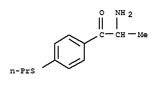  2-氨基-1-[4-(丙基硫代)苯基]-1-丙酮结构式_785048-82-0结构式