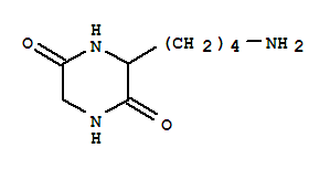 (9ci)-3-(4-氨基丁基)-2,5-哌嗪二酮结构式_78510-21-1结构式