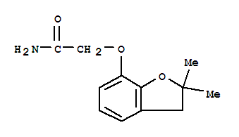 (9ci)-2-[(2,3-二氢-2,2-二甲基-7-苯并呋喃)氧基]-乙酰胺结构式_785711-82-2结构式