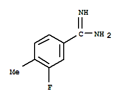 Benzenecarboximidamide,3-fluoro-4-methyl- Structure,785754-37-2Structure