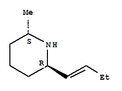 (2r,6s)-rel-(9ci)-2-(1-丁烯)-6-甲基-哌啶结构式_785769-48-4结构式