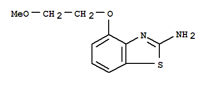 2-Benzothiazolamine,4-(2-methoxyethoxy)-(9ci) Structure,78584-07-3Structure