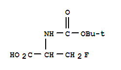 (9ci)-n-[(1,1-二甲基乙氧基)羰基]-3-氟-丙氨酸结构式_78609-31-1结构式