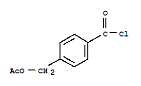 (9ci)-4-[(乙酰基氧基)甲基]-苯甲酰氯结构式_78616-33-8结构式