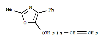 Oxazole, 2-methyl-5-(4-pentenyl)-4-phenyl-(9ci) Structure,786577-28-4Structure