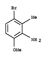 Benzenamine, 3-bromo-6-methoxy-2-methyl-(9ci) Structure,786596-55-2Structure