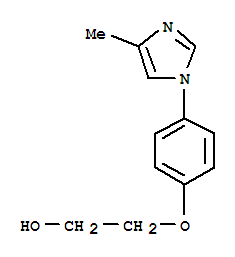 Ethanol, 2-[4-(4-methyl-1h-imidazol-1-yl)phenoxy]-(9ci) Structure,786612-39-3Structure