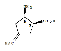 Cyclopentanecarboxylic acid, 2-amino-4-methylene-, (1s,2r)-(9ci)Structure,786615-32-5Structure Cyclopentanecarboxylic acid, 2-amino-4-methylene-, (1s,2r)-(9ci) Structure,786615-32-5Structure