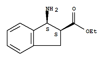 1H-indene-2-carboxylicacid,1-amino-2,3-dihydro-,ethylester,(1s,2s)-(9ci) Structure,786631-66-1Structure