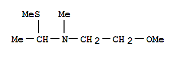 Ethanamine, n-(2-methoxyethyl)-n-methyl-1-(methylthio)-(9ci) Structure,786685-93-6Structure