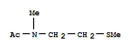 (9ci)-n-甲基-n-[2-(甲基硫代)乙基]-乙酰胺结构式_786686-40-6结构式