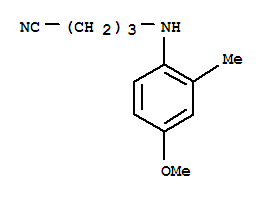 (9ci)-4-[(4-甲氧基-2-甲基苯基)氨基]-丁腈结构式_786700-82-1结构式