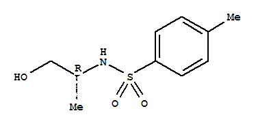 (9ci)-n-[(1r)-2-羟基-1-甲基乙基]-4-甲基-苯磺酰胺结构式_786709-32-8结构式