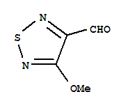 4-Methoxy-1,2,5-thiadiazole-3-carboxaldehyde Structure,78741-15-8Structure