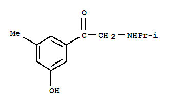 Ethanone, 1-(3-hydroxy-5-methylphenyl)-2-[(1-methylethyl)amino]-(9ci) Structure,787485-76-1Structure