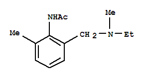 (9ci)-n-[2-[(乙基甲基氨基)甲基]-6-甲基苯基]-乙酰胺结构式_787491-19-4结构式