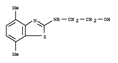 Ethanol, 2-[(4,7-dimethyl-2-benzothiazolyl)amino]-(9ci) Structure,787500-57-6Structure