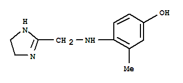 Phenol, 4-[[(4,5-dihydro-1h-imidazol-2-yl)methyl]amino]-3-methyl-(9ci) Structure,787506-34-7Structure