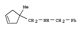 Benzenemethanamine, n-[(1-methyl-3-cyclopenten-1-yl)methyl]-(9ci) Structure,787513-56-8Structure