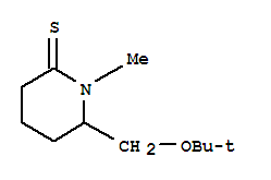 6-[(1,1-二甲基乙氧基)甲基]-1-甲基-2-哌啶硫酮结构式_787636-56-0结构式