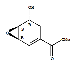 Rel-(1r,5r,6s)-3-甲氧基羰基-7-噁双环[4.1.0]-2-庚烯-5-醇结构式_78844-86-7结构式