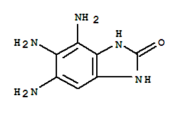 2H-benzimidazol-2-one, 4,5,6-triamino-1,3-dihydro- Structure,788770-48-9Structure