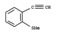 Benzene, 1-ethynyl-2-(methylthio)-(9ci) Structure,78905-08-5Structure