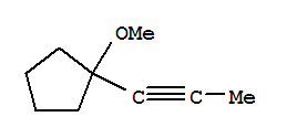 Cyclopentane, 1-methoxy-1-(1-propynyl)-(9ci)Structure,78961-61-2Structure Cyclopentane, 1-methoxy-1-(1-propynyl)-(9ci) Structure,78961-61-2Structure