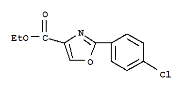 2-(4-Chloro-phenyl)-oxazole-4-carboxylic acid ethyl ester Structure,78979-62-1Structure