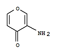 (9ci)-3-氨基-4H-吡喃-4-酮结构式_78984-00-6结构式