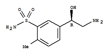 Benzenesulfonamide, 5-(2-amino-1-hydroxyethyl)-2-methyl-, (r)-(9ci) Structure,790178-34-6Structure