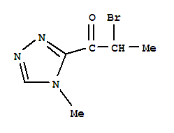 (9ci)-2-溴-1-(4-甲基-4H-1,2,4-噻唑-3-基)-1-丙酮结构式_790185-42-1结构式