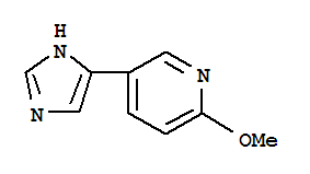 5-(1H-imidazol-4-yl)-2-methoxy-pyridine Structure,790262-67-8Structure