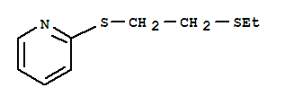 Pyridine,2-[[2-(ethylthio)ethyl]thio]-(9ci) Structure,79032-21-6Structure