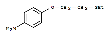 Benzenamine, 4-[2-(ethylthio)ethoxy]-(9ci) Structure,790617-44-6Structure