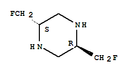 (9ci)-2,5-双(氟甲基)-, 反式-哌嗪结构式_790625-04-6结构式