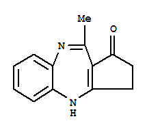 (9ci)-3,4-二氢-10-甲基-苯并[b]环戊并[e][1,4]二氮杂革-1(2H)-酮结构式_790627-35-9结构式