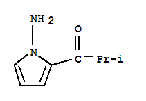 (9ci)-1-(1-氨基-1H-吡咯-2-基)-2-甲基-1-丙酮结构式_790633-11-3结构式