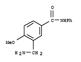 Benzamide, 3-(aminomethyl)-4-methoxy-n-phenyl-(9ci) Structure,790644-55-2Structure