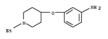 Benzenamine, 3-[(1-ethyl-4-piperidinyl)oxy]-(9ci) Structure,790667-67-3Structure