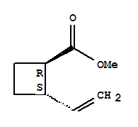 反式-(9ci)-2-乙烯-环丁烷羧酸甲酯结构式_79091-86-4结构式