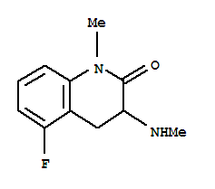 2(1H)-quinolinone,5-fluoro-3,4-dihydro-1-methyl-3-(methylamino)-(9ci) Structure,791028-39-2Structure