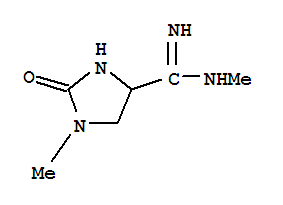 4-Imidazolidinecarboximidamide,n,1-dimethyl-2-oxo- Structure,791035-85-3Structure