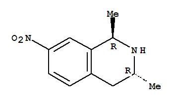 Isoquinoline, 1,2,3,4-tetrahydro-1,3-dimethyl-7-nitro-, (1r,3r)-(9ci) Structure,791048-46-9Structure