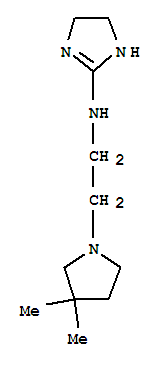 1H-imidazol-2-amine,n-[2-(3,3-dimethyl-1-pyrrolidinyl)ethyl]-4,5-dihydro-(9ci) Structure,791524-13-5Structure